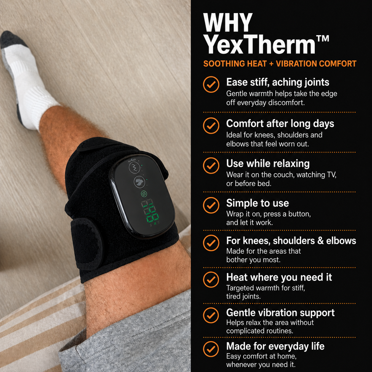 YexTherm™ – Heat + Vibration Joint Wrap