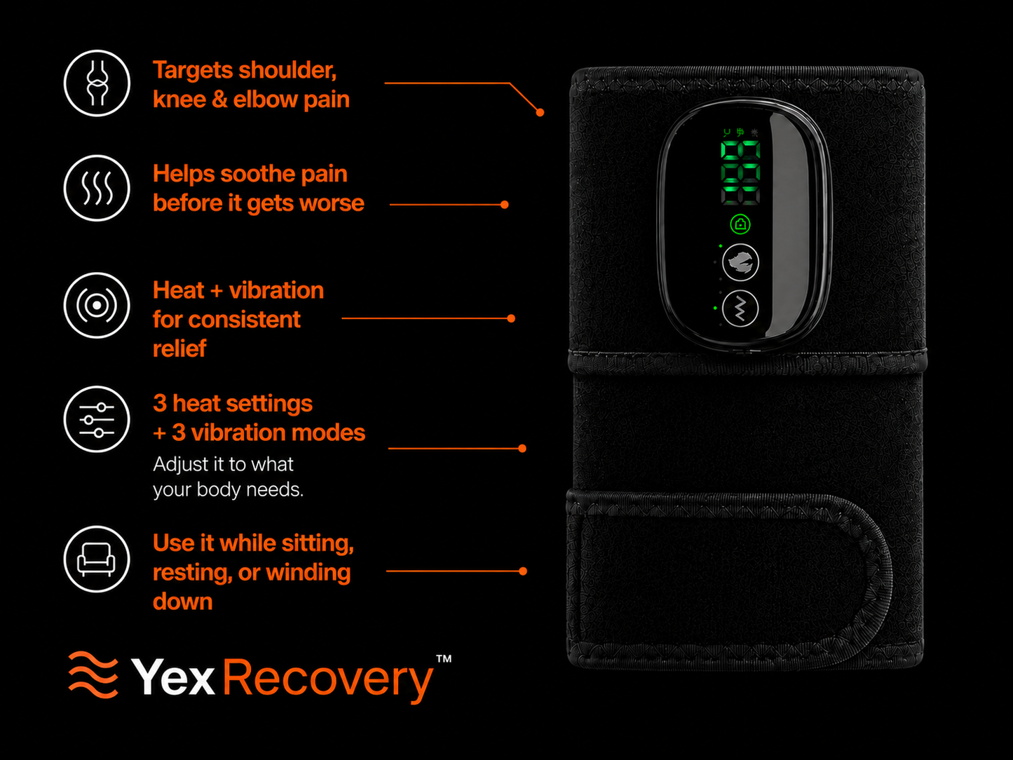 YexTherm™ – Heat + Vibration Joint Wrap